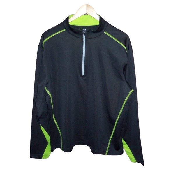 Walter Hagen Other - Walter Hagen 1/4 Zip Black Green Pullover - Size L